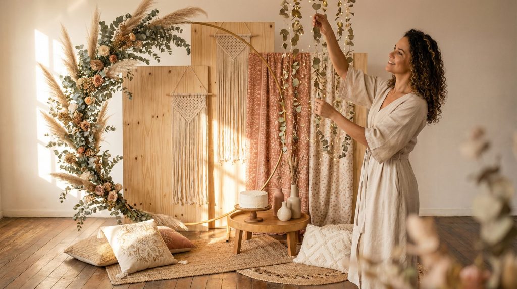 Valorize as fotos com camadas de Enfeites e Painéis