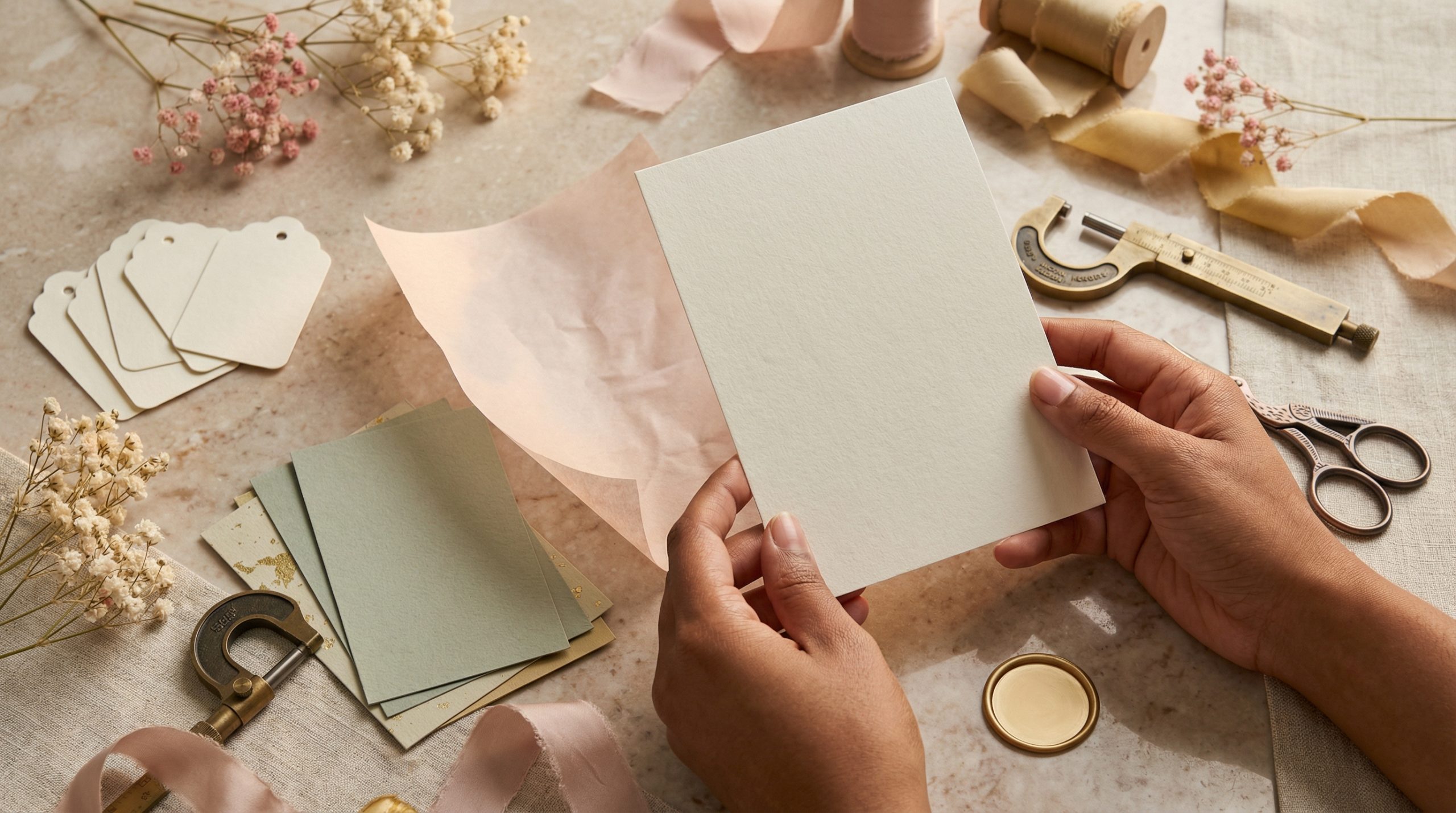 Gramatura errada arruína Convites e Tags