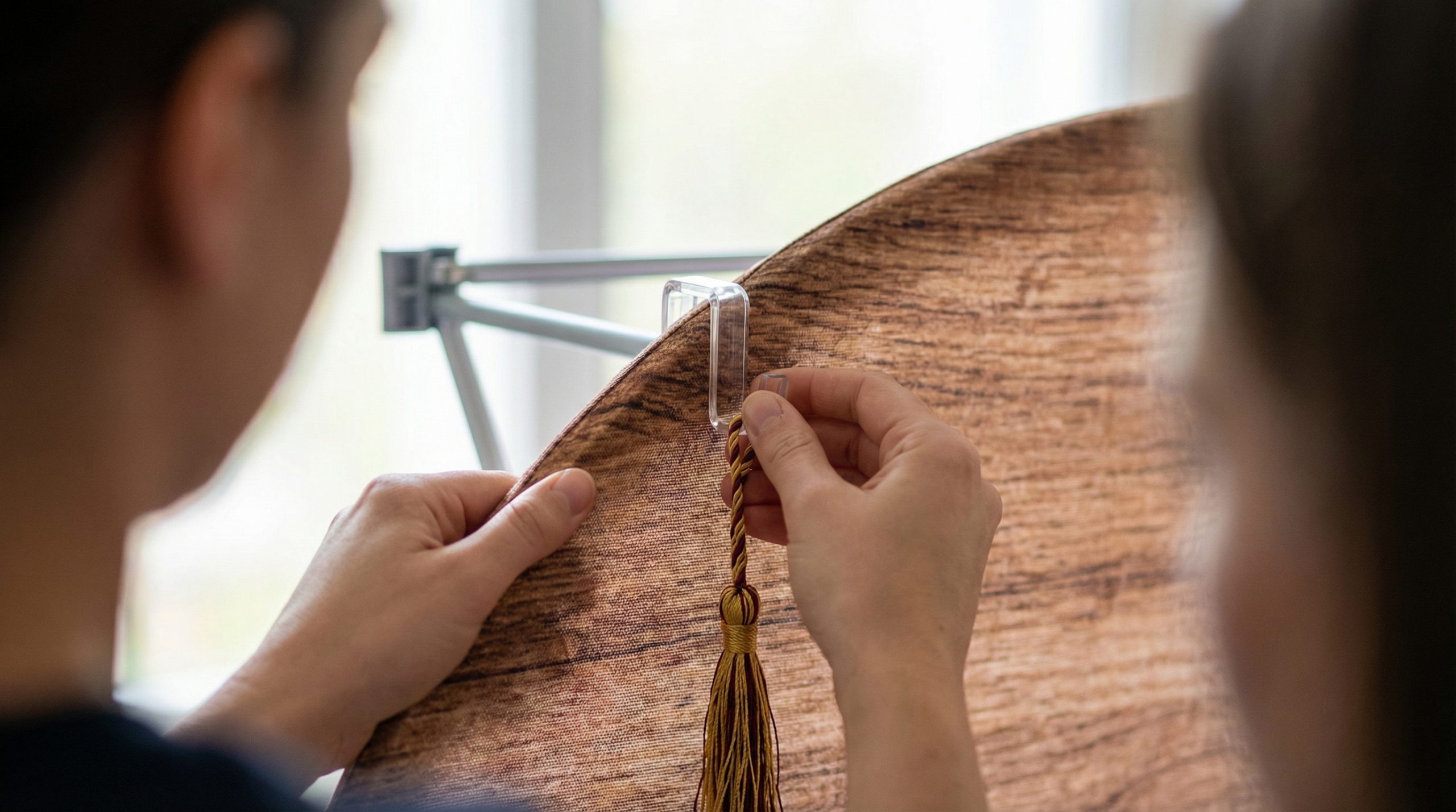 Ganchos transparentes salvam Enfeites e Painéis - 2