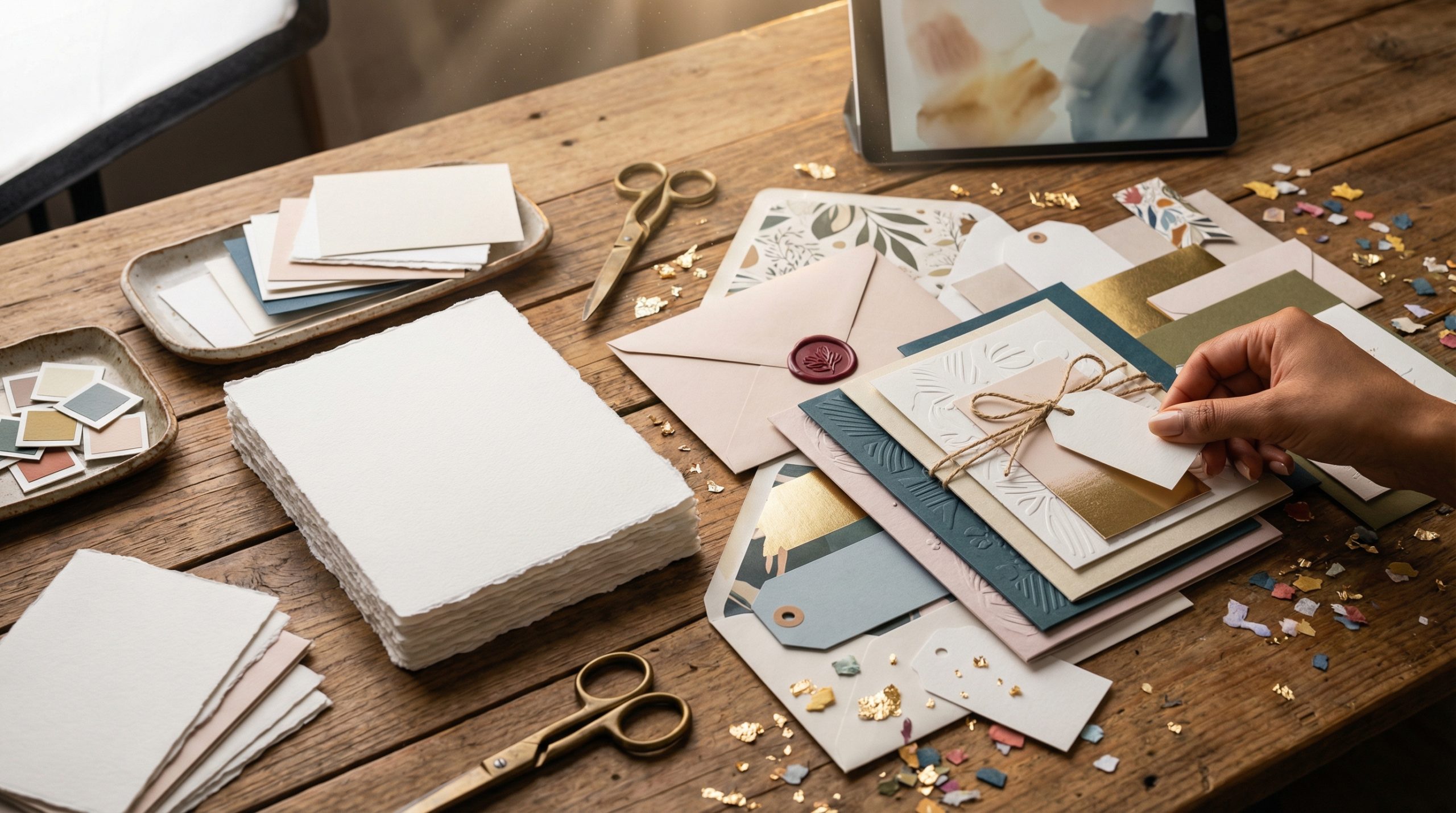 Papel branco empobrece o visual dos Convites e Tags?