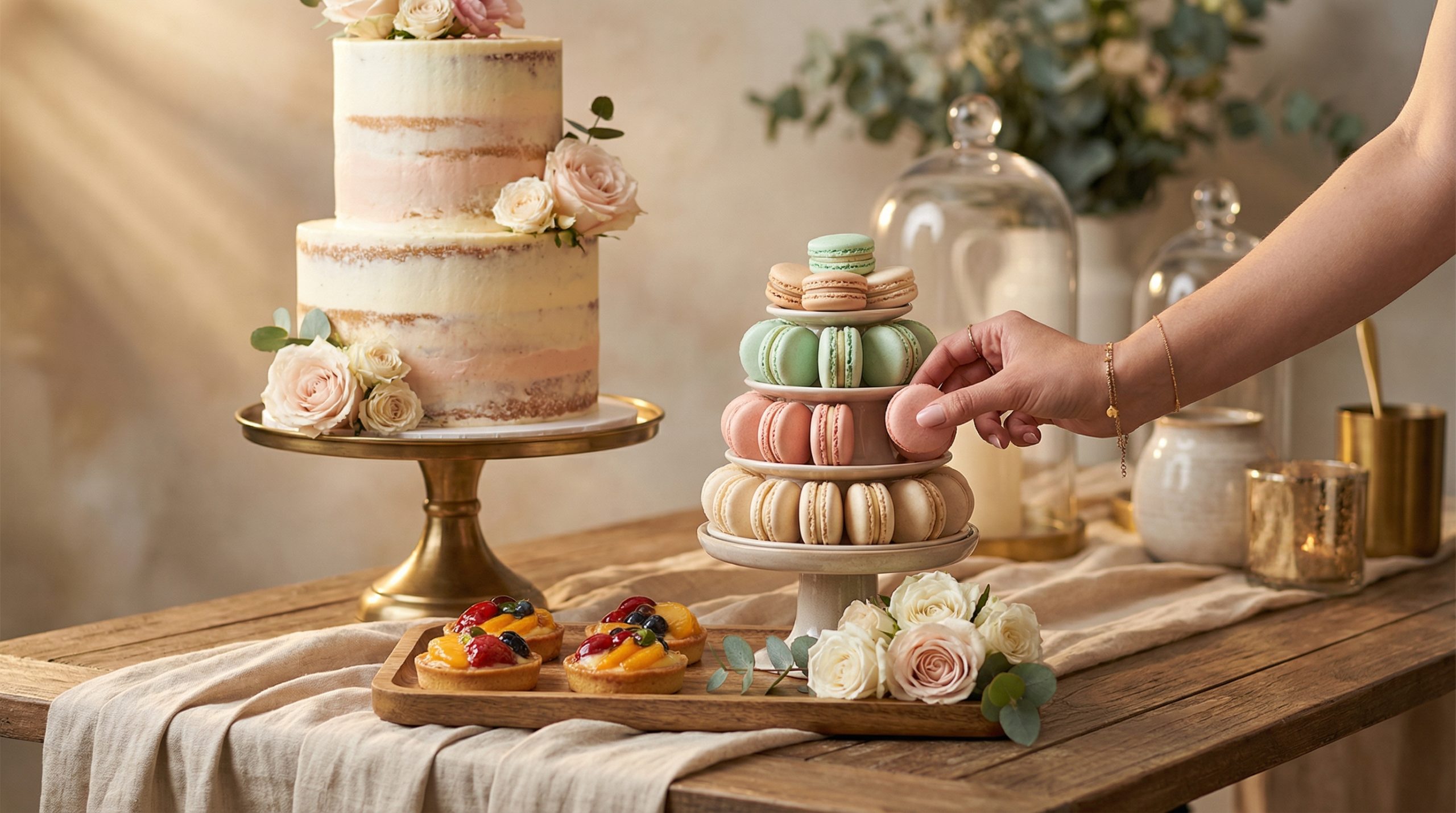 Triângulos visuais guiam o olhar na Mesa e Doces?