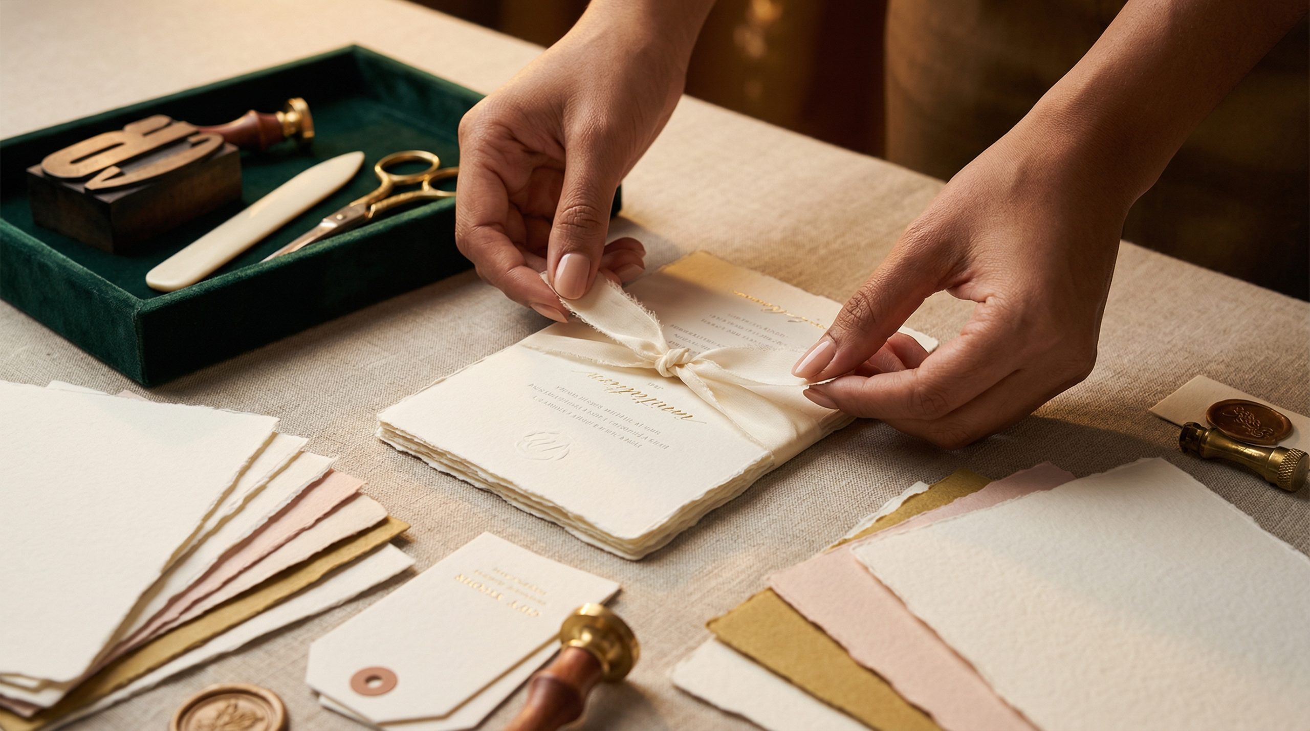 Qual papel escolher para Convites e Tags de luxo?