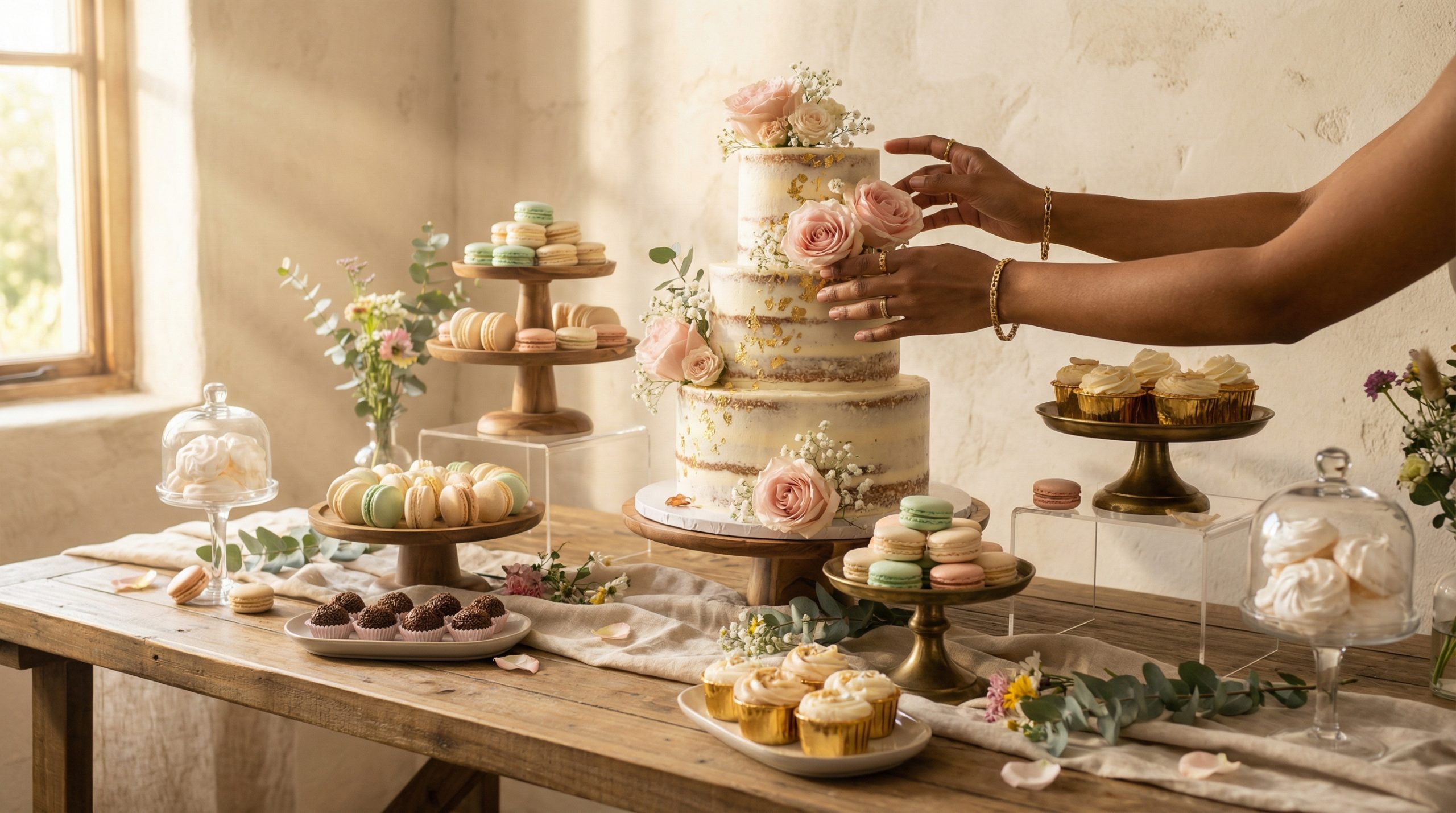 Doces planos? Crie volume na Mesa e Doces