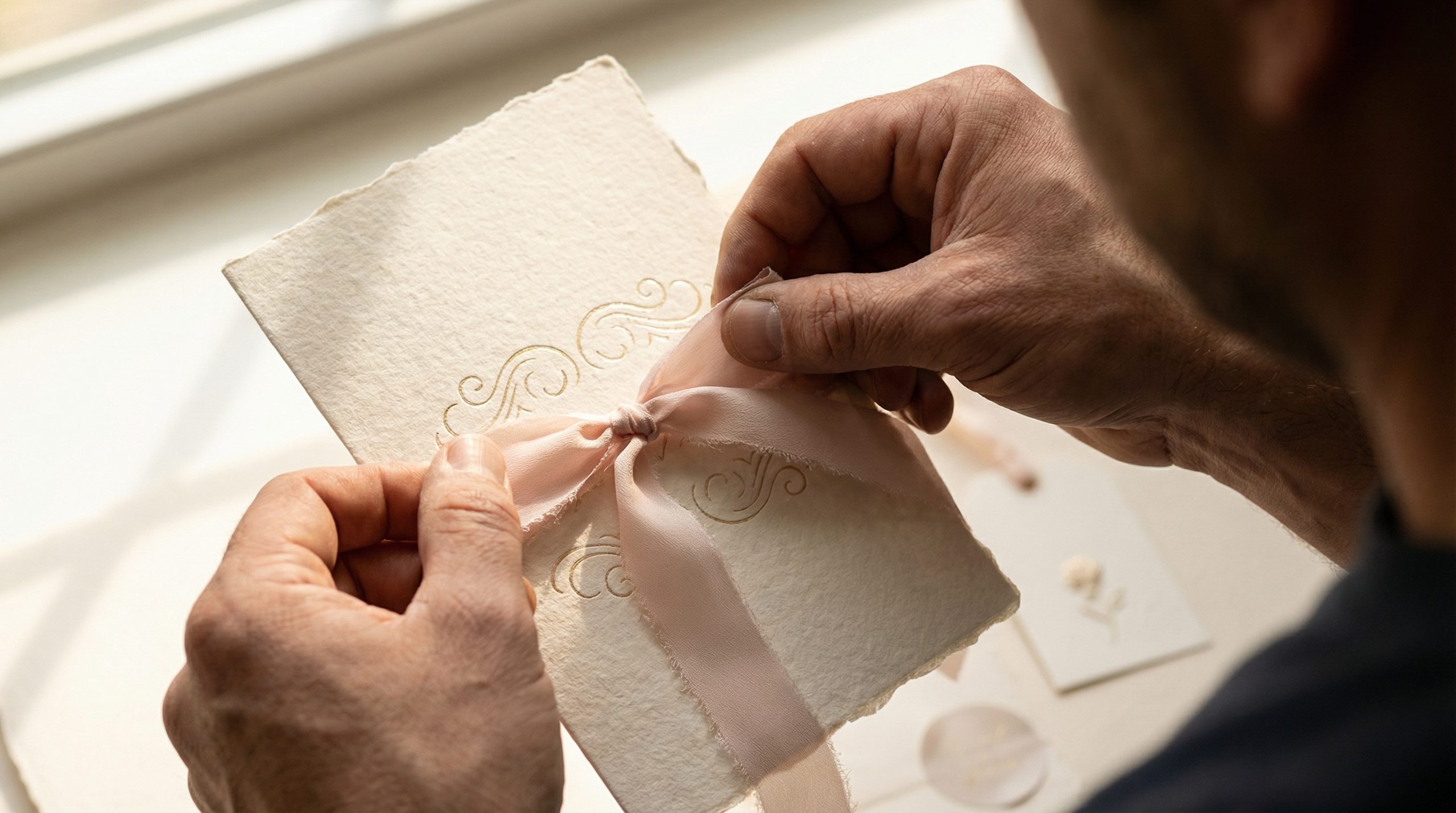 Fitas e laços não salvam maus Convites e Tags - 2