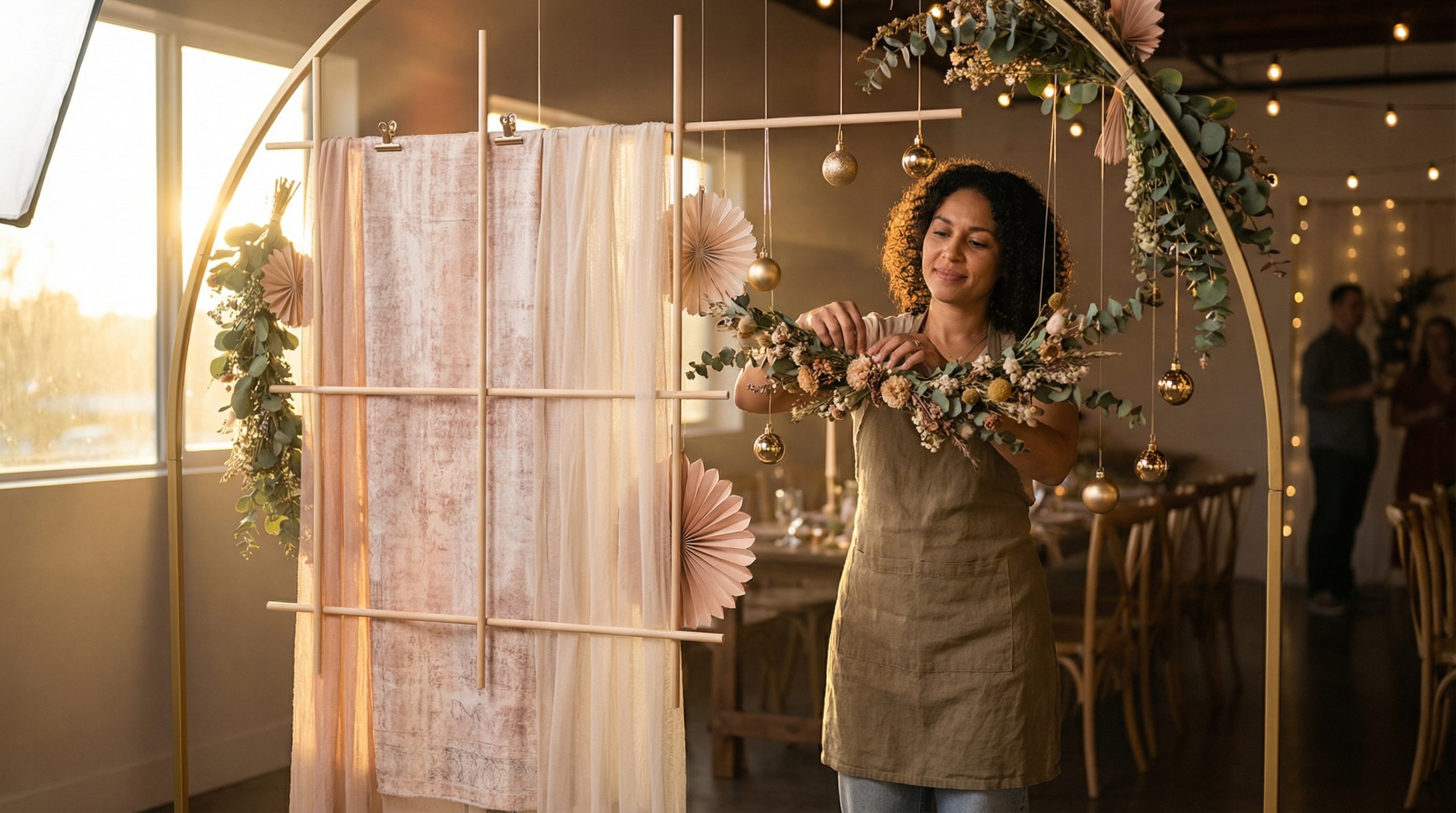 Estruturas leves suportam bem Enfeites e Painéis?