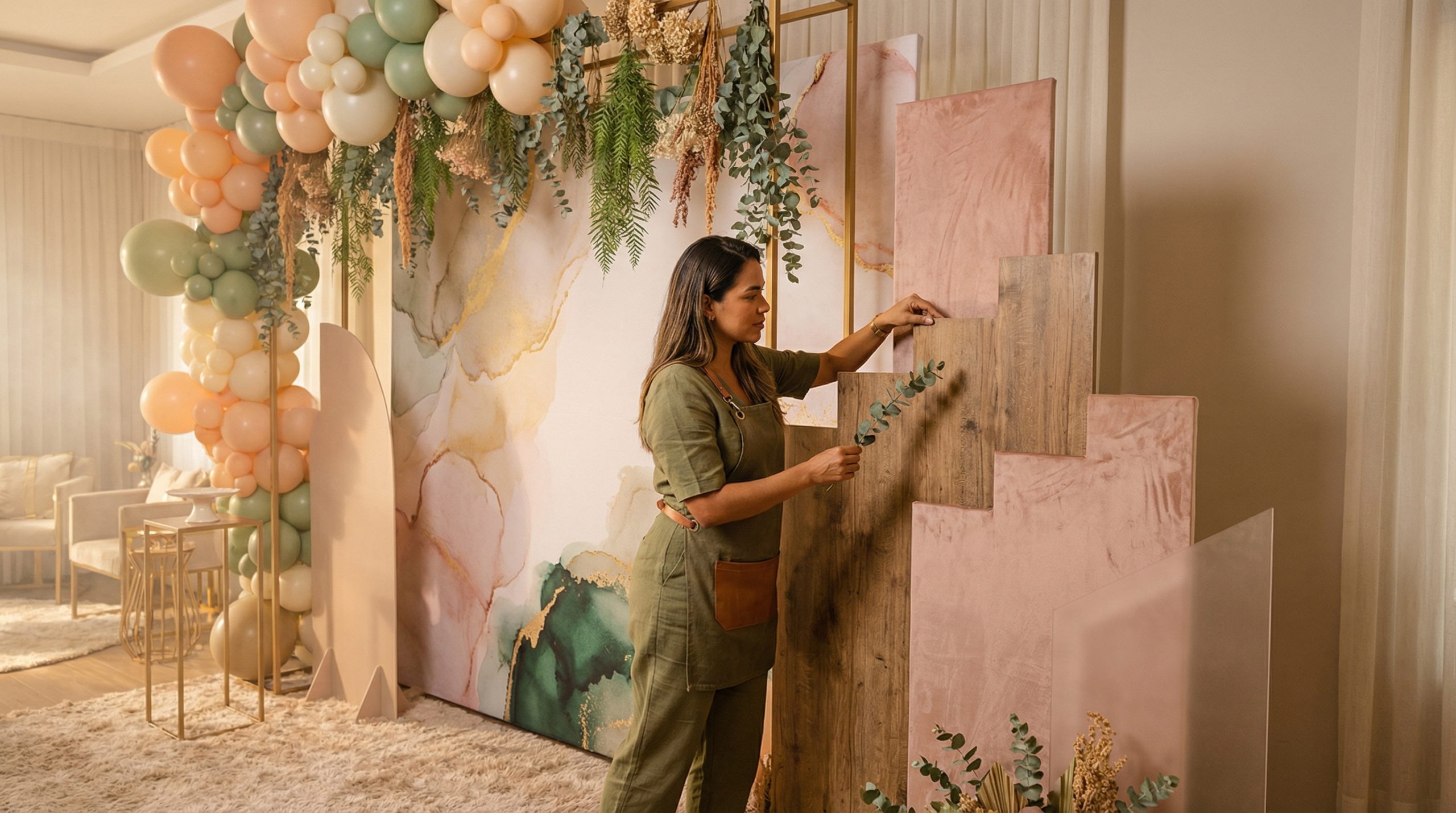 Um cenário plano ganha vida com Enfeites e Painéis em camadas