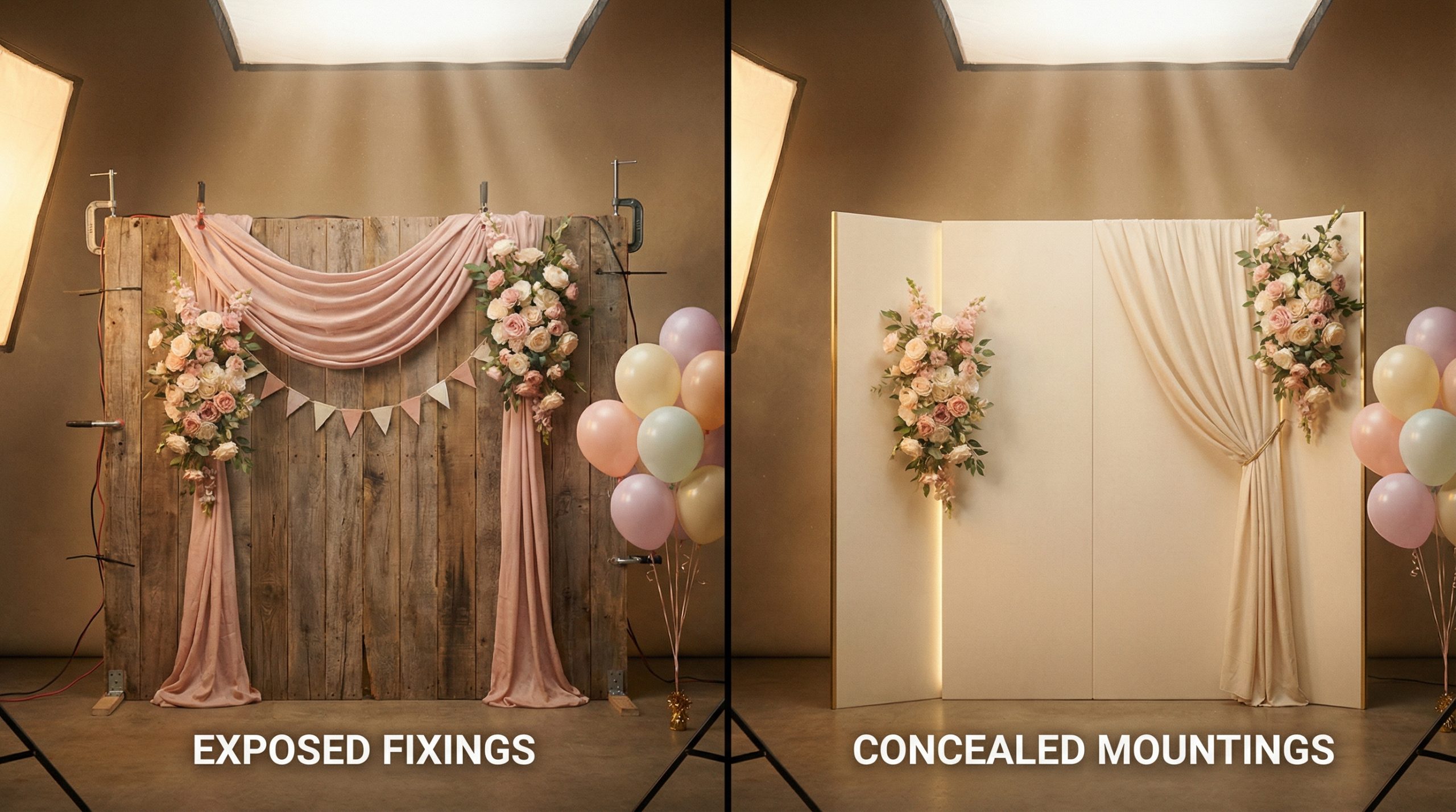 Fixação exposta empobrece seus Enfeites e Painéis?