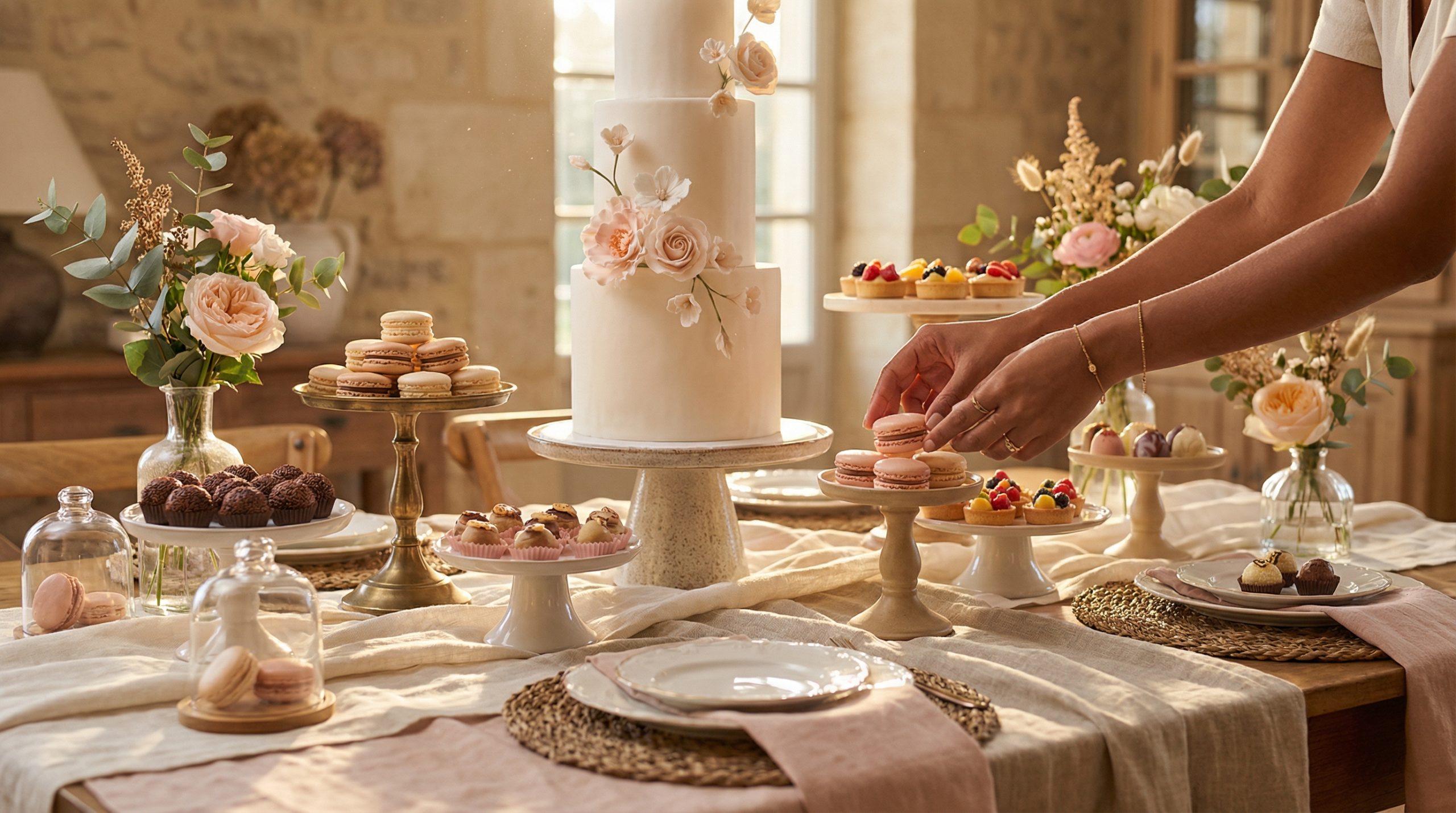 Sem níveis, o layout da Mesa e Doces fica plano?