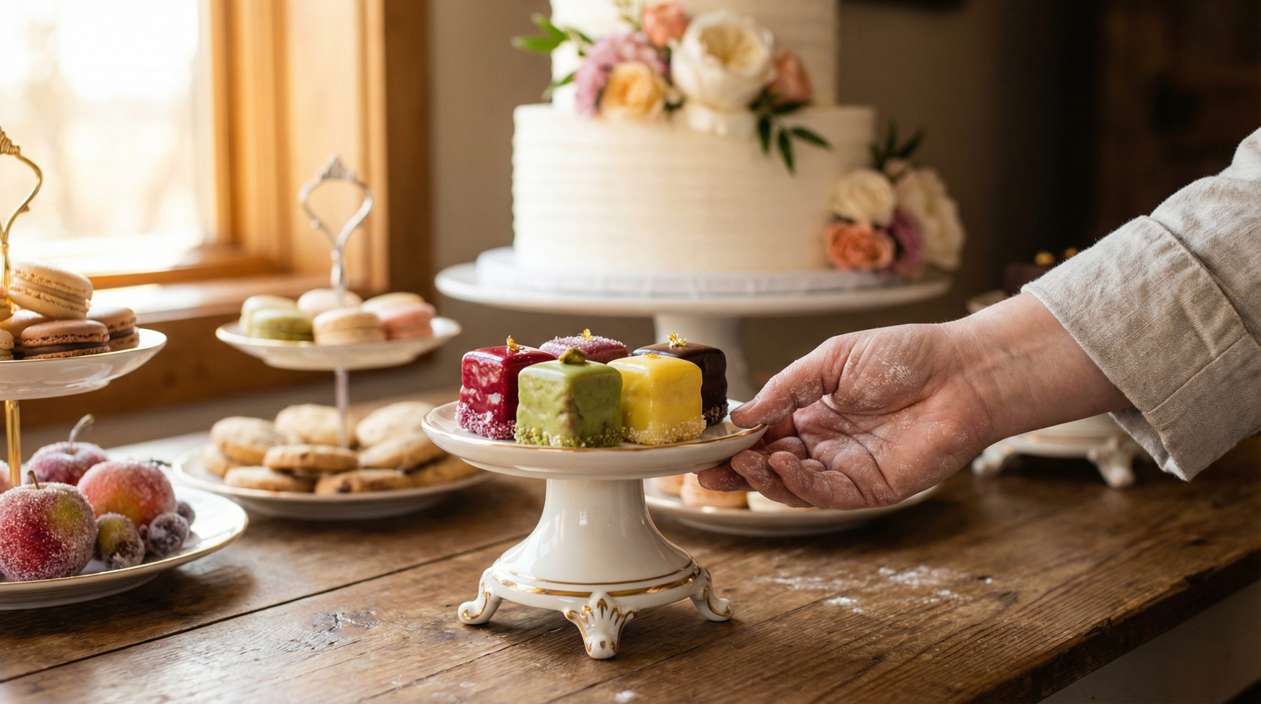 Sem níveis, o layout da Mesa e Doces fica plano? - 2