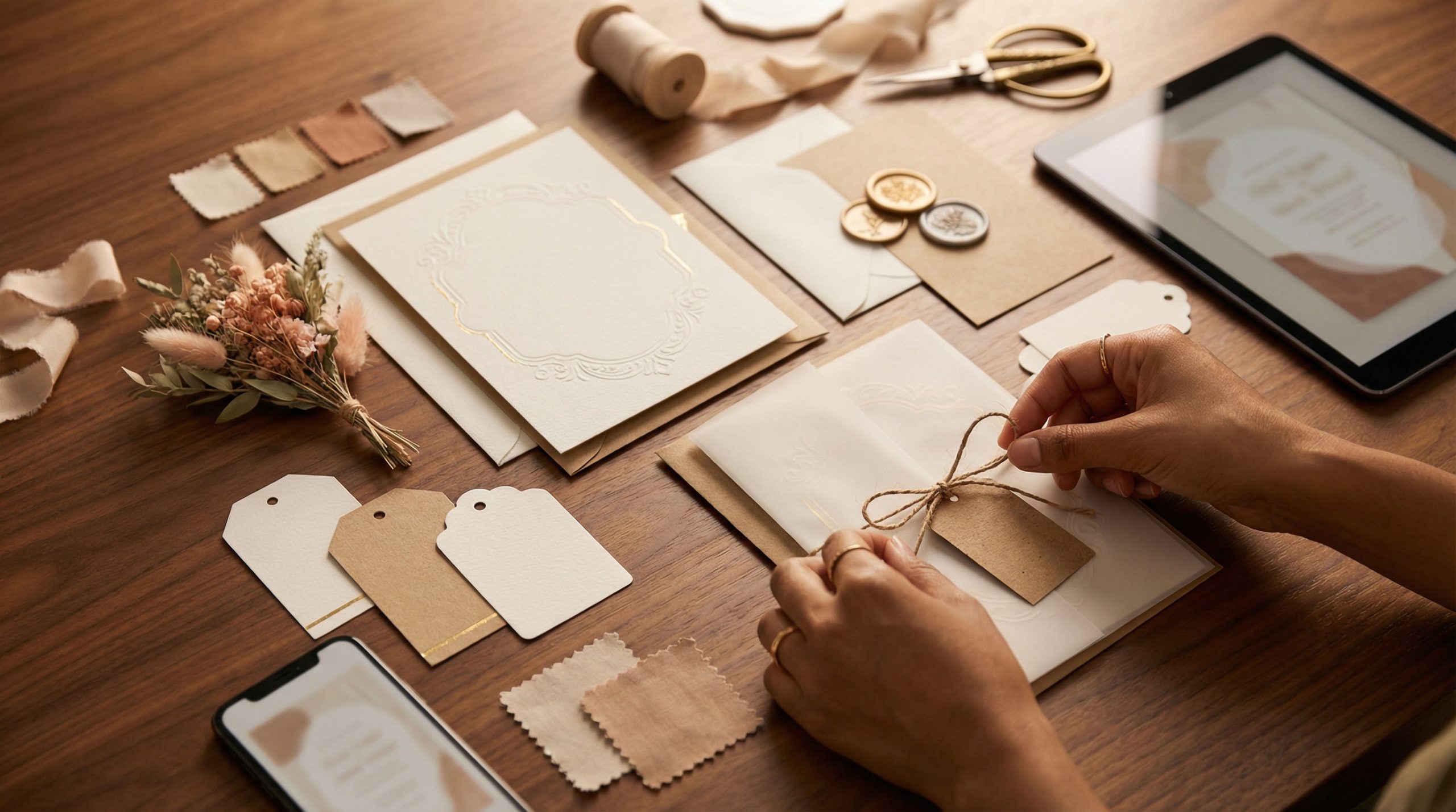 Convites e Tags criativos dispensam papel caro