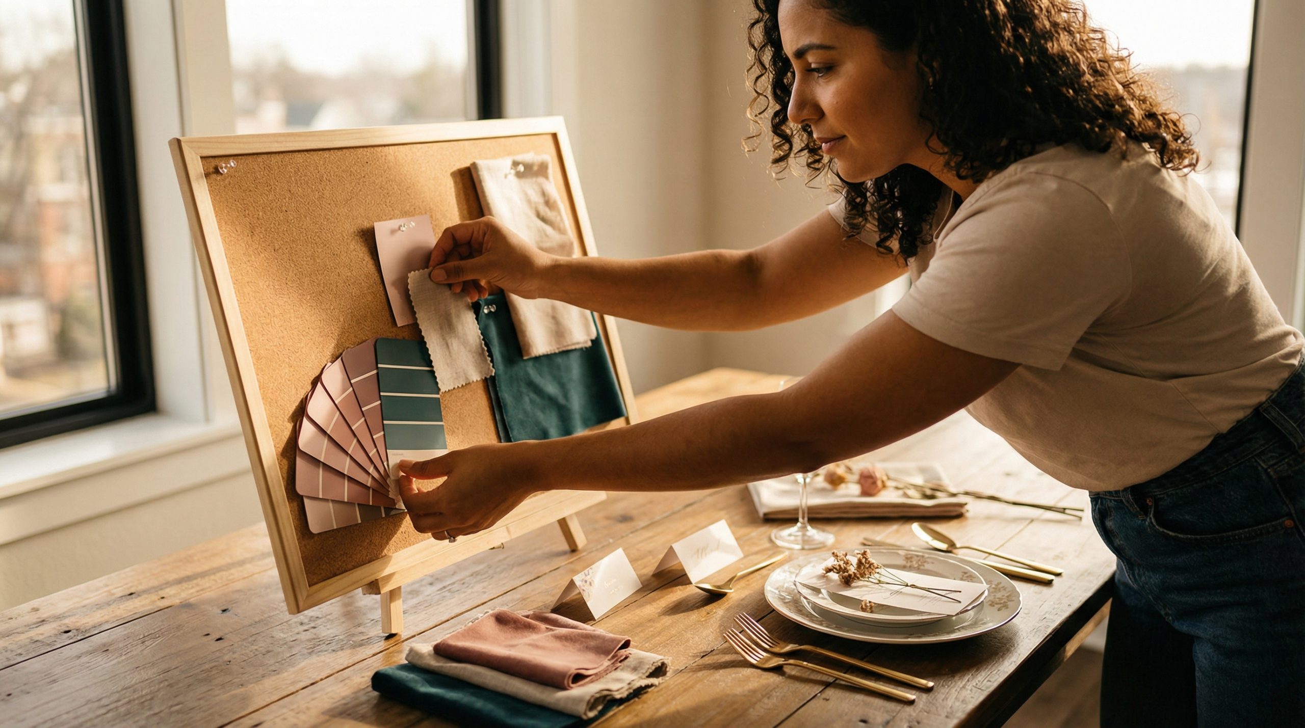 Paleta bem definida guia Temas e Estilos