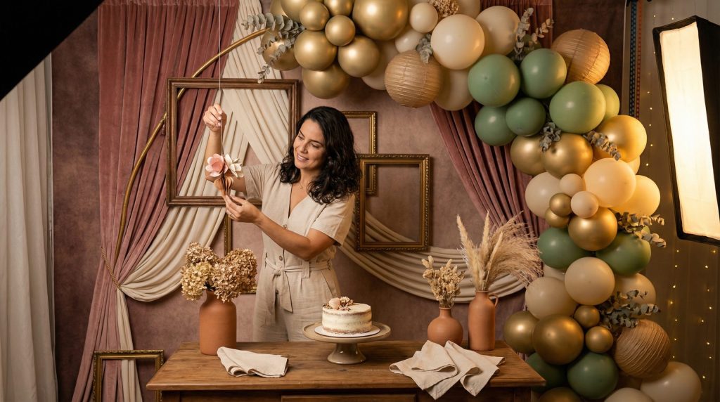 Cantinhos temáticos exigem Enfeites e Painéis?