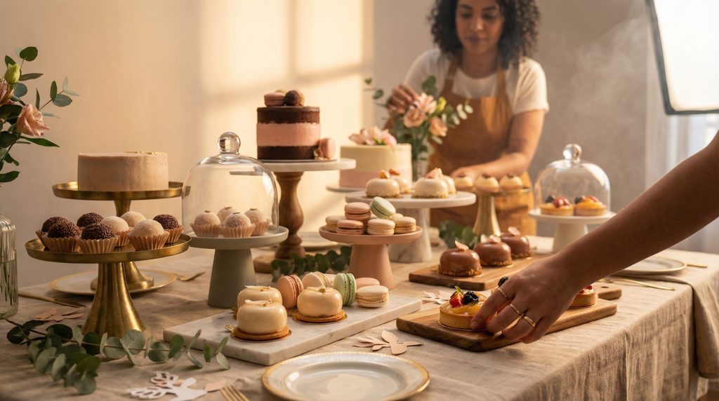 Troque a simetria pelo ritmo na Mesa e Doces